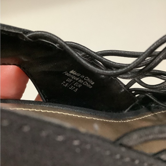 Luca Ferri peep toe sling back sandals - Picture 8 of 8